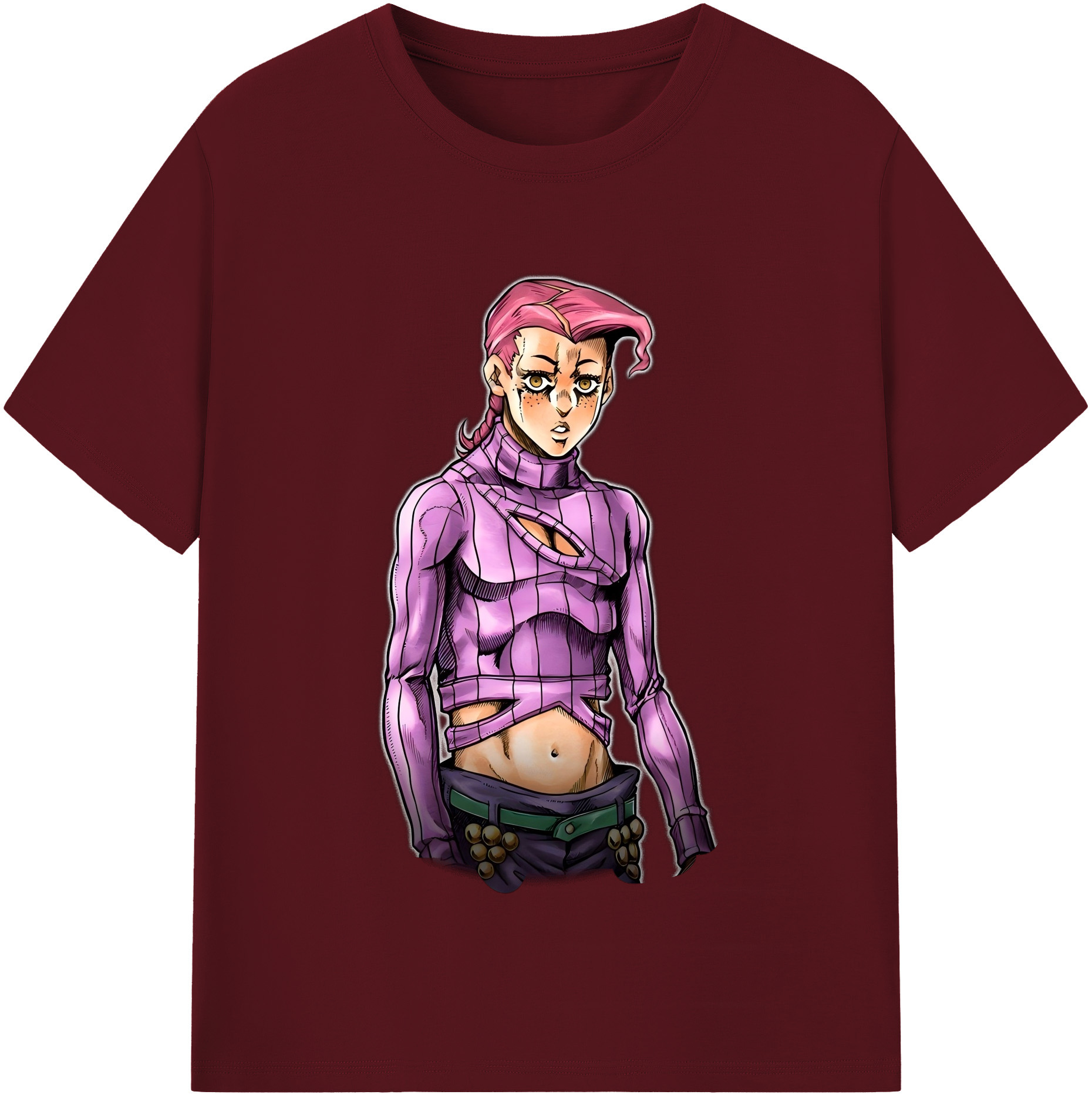 （画像用） ジョジョの奇妙な冒険 ビネガー?ドッピオ JoJo's Bizarre Adventure Vinegar Doppio 綿100％半袖Tシャツ（フロントプリント）